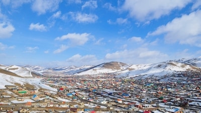 Ulaanbaatar, Mongolia: Ulaanbaatar is the capital and largest city of Mongolia and has an average January temperature of -19°F. The city has a population of over 1.3 million people and is known for its mix of traditional Mongolian culture and modern urban development.&nbsp; (pixabay)