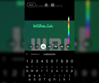 Screenshot shared by WABetaInfo
