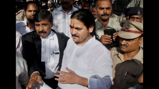 A court in Pune on Friday acquitted 22 people, including Dhananjay Jayram Desai (in pic), the leader of a right-wing Hindu outfit in the 2014 murder case of a youth named Mohsin Shaikh. (HT FILE PHOTO)