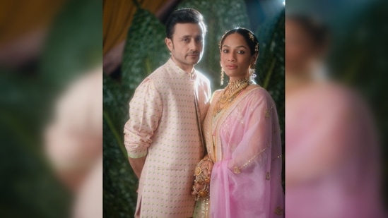 In one of her posts, Masaba Gupta wrote, "Married my ocean of calm, this morning. Here’s to many many lifetimes of love, peace, stability & most importantly laughter. And thanks for letting me pick the caption - this is gonna be great!."(Instagram/@masabagupta)