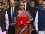 Finance Minister Nirmala Sitharaman during Budget 2022. Finance Minister Nirmala Sitharaman during Budget 2022.