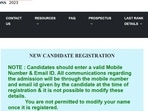 CUSAT CAT 2023 registration started at admissions.cusat.ac.in
