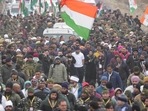 Mehbooba Mufti joins Rahul Gandhi-led Bharat Jodo Yatra in J&K (Waseem Andrabi/Hindustan times) Mehbooba Mufti joins Rahul Gandhi-led Bharat Jodo Yatra in J&K (Waseem Andrabi/Hindustan times)