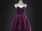 Princess Diana, hailed as a fashionista, wore the purple ball dress in an official royal portrait in 1991.(Sothebys) Princess Diana, hailed as a fashionista, wore the purple ball dress in an official royal portrait in 1991.(Sothebys)