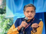 Congress MP Shashi Tharoor speaks during the Jaipur Literature Festival, in Jaipur, Friday, Jan. 20, 2023.(PTI) Congress MP Shashi Tharoor speaks during the Jaipur Literature Festival, in Jaipur, Friday, Jan. 20, 2023.(PTI)