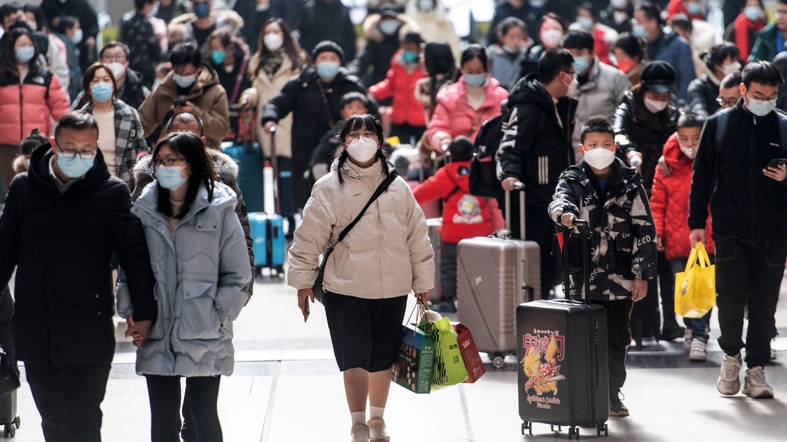 After no Covid rules in place, China sees 74% surge in Lunar New Year trips