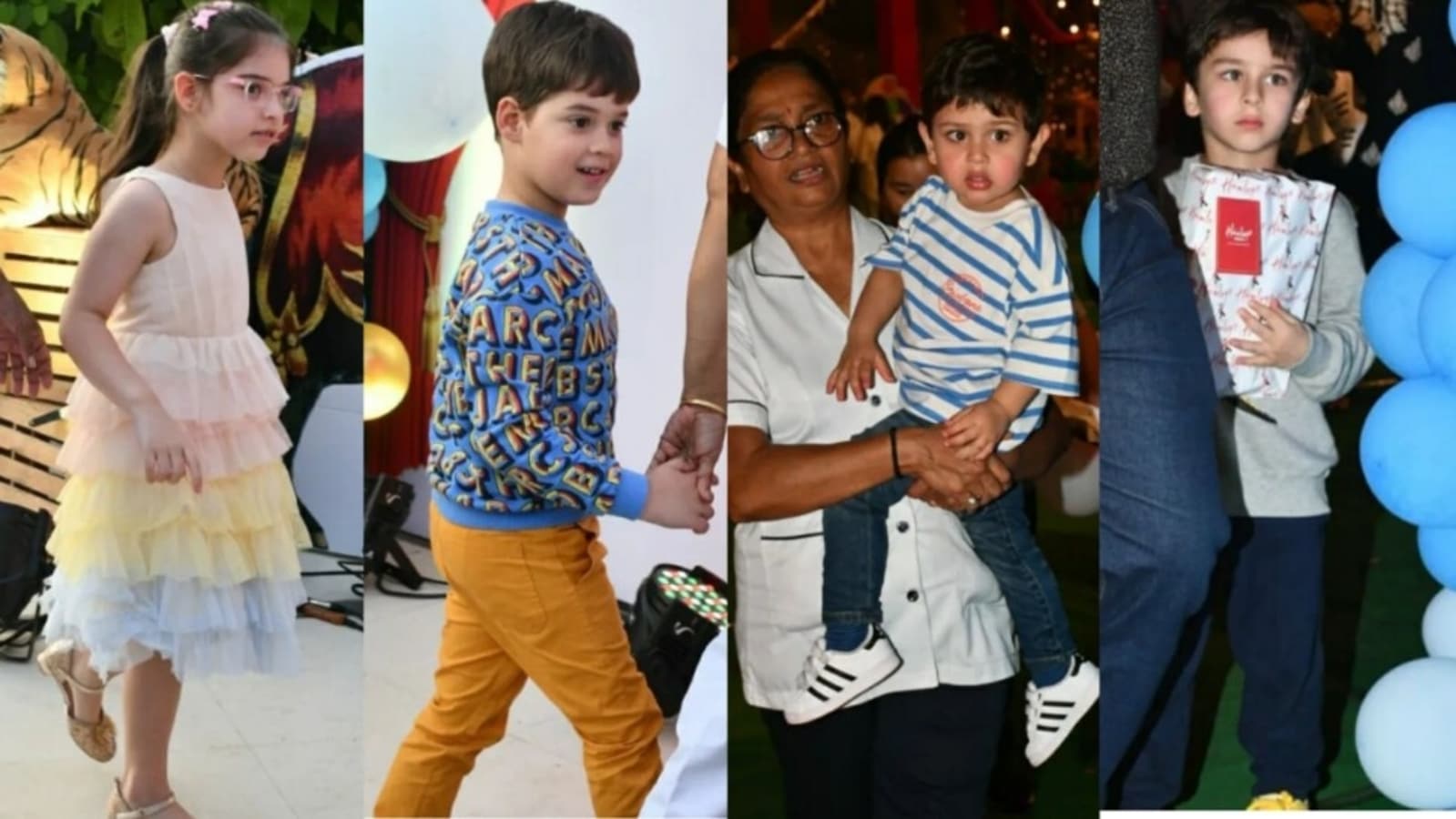 Karan Johar’s children Yash and Roohi, Kareena Kapoor’s kids Taimur, Jehangir attend Ekta Kapoor’s son’s birthday bash