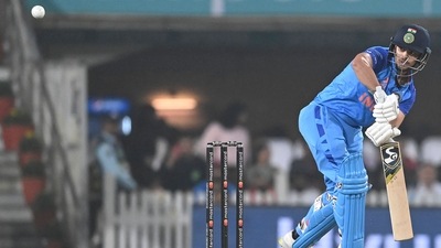 Since scoring the double century, Kishan's scores in the last seven innings in both ODIs and T20Is read 37, 2, 1, 5, 8 n.o., 17 and 4 (AFP) Since scoring the double century, Kishan's scores in the last seven innings in both ODIs and T20Is read 37, 2, 1, 5, 8 n.o., 17 and 4 (AFP)