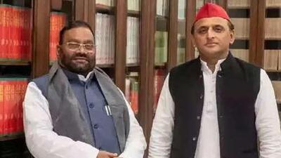 Maurya (left), a former UP cabinet minister and prominent OBC leader joined the Samajwadi Party in January last year (File Photo) Maurya (left), a former UP cabinet minister and prominent OBC leader joined the Samajwadi Party in January last year (File Photo)
