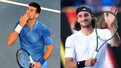 Novak Djokovic; Stefanos Tsitsipas Novak Djokovic; Stefanos Tsitsipas
