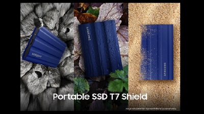 Samsung released its new portable SSD T7 Shield. (Instagram/@samsungindia) Samsung released its new portable SSD T7 Shield. (Instagram/@samsungindia)