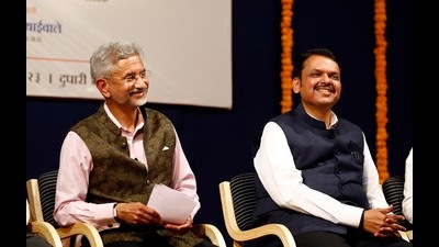 The minister emphasised the significance of the Make in India movement in terms of global reach. (RAHUL RAUT/ HT PHOTO)