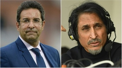 Wasim Akram; Ramiz Raja (File) Wasim Akram; Ramiz Raja (File)