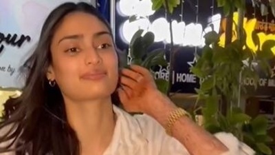 Days after tying the knot with KL Rahul, Athiya Shetty made her first public appearance.