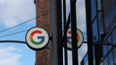 The logo of Google LLC is seen at the Google Store Chelsea in New York City, U.S. (REUTERS)