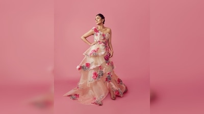 Mrunal Thakur's masterpiece is a creation of international designer Saiid Kobeisy. (Instagram/@mrunalthakur)