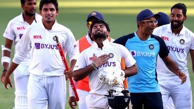 Pant hit the winning runs in India's historic win at the Gabba (Getty Images)