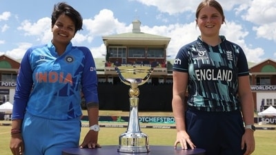 India Women U19 team will lock horns with England Women U19 in the final of ICC Under 19 Women's T20 World Cup 2023 on Sunday. (Twitter) India Women U19 team will lock horns with England Women U19 in the final of ICC Under 19 Women's T20 World Cup 2023 on Sunday. (Twitter)
