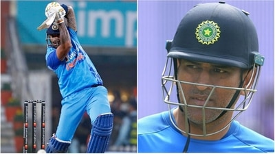 Suryakumar Yadav; MS Dhoni (PTI/Getty) Suryakumar Yadav; MS Dhoni (PTI/Getty)