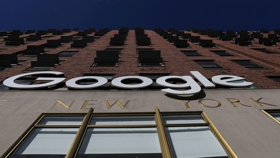 FILE PHOTO: A Google LLC logo is seen at the Google offices in the Chelsea section of New York City, U.S., January 20, 2023. REUTERS/Shannon Stapleton/File Photo(REUTERS)