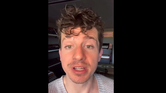 Charlie Puth shows the process of him making a song.(Instagram/@charlieputh)