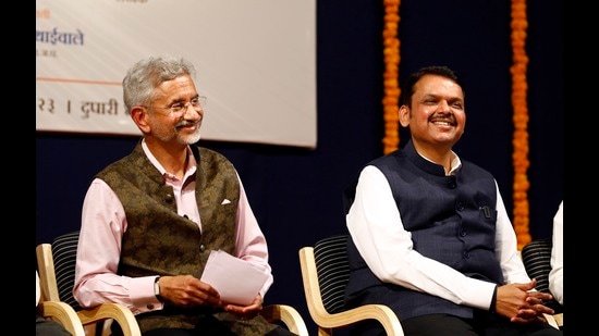 The minister emphasised the significance of the Make in India movement in terms of global reach. (RAHUL RAUT/ HT PHOTO) The minister emphasised the significance of the Make in India movement in terms of global reach. (RAHUL RAUT/ HT PHOTO)