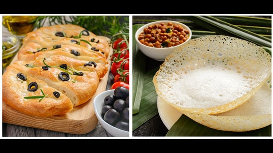 Whether it’s an airy focaccia or a pillowy appam, it’s the gluten making all the difference. (Shutterstock)