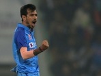 Chahal gave just four runs in two overs and gave India the breakthrough Chahal gave just four runs in two overs and gave India the breakthrough