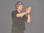 Shah Rukh Khan thanked his fans outside Mannat with folded hands.