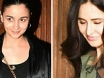 Alia Bhatt and Katrina Kaif were spotted at Zoya Akhtar's residence.
