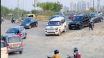 The Noida authority in 2013-14 completed 70% of the work on the 17km-long FNG expressway stretch falling in the city. (FILE) The Noida authority in 2013-14 completed 70% of the work on the 17km-long FNG expressway stretch falling in the city. (FILE)