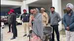 The slain singer’s mother said that the Aam Aadmi Party government has failed to take action against Pannu. (HT photo) The slain singer’s mother said that the Aam Aadmi Party government has failed to take action against Pannu. (HT photo)
