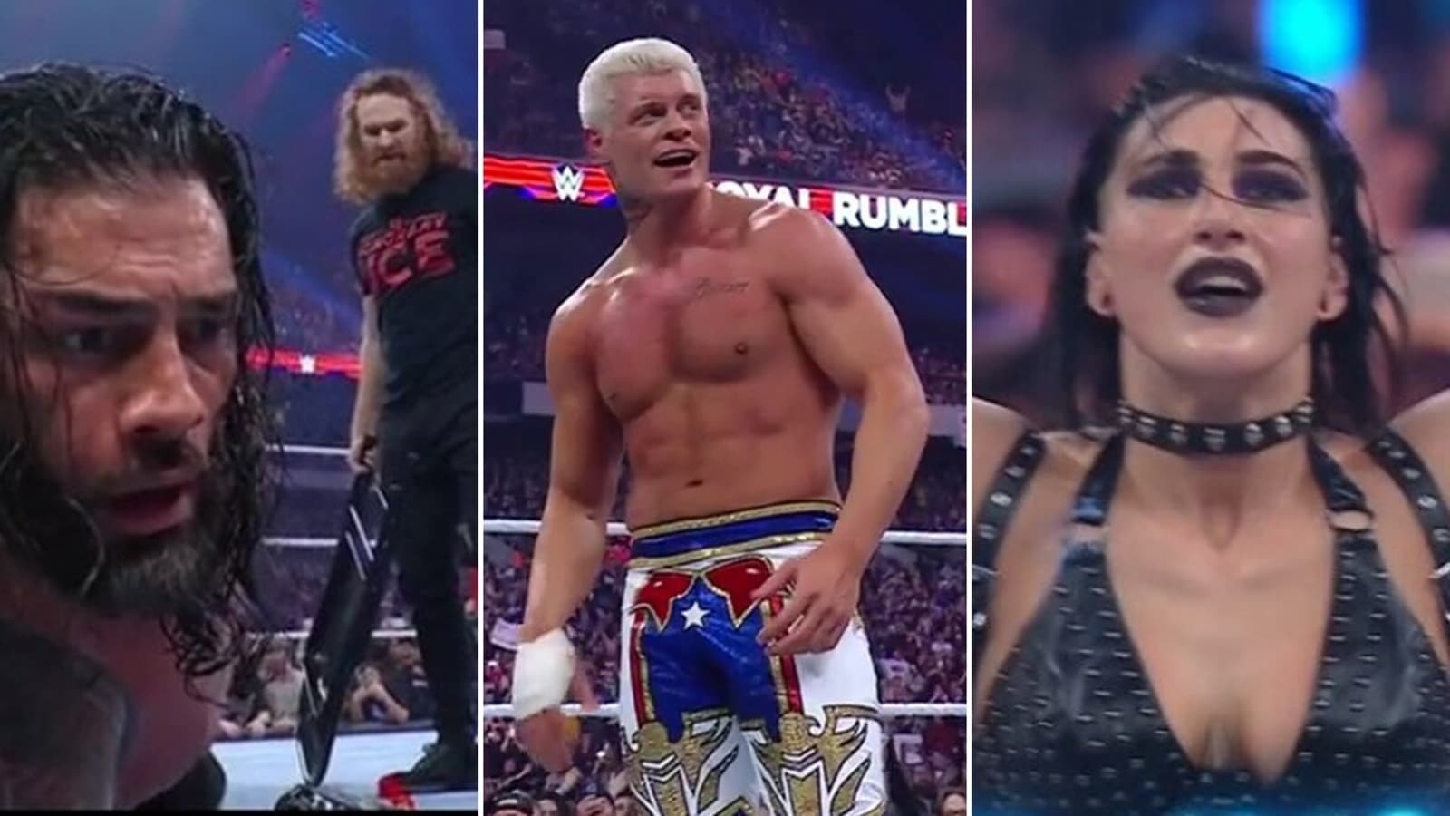 Ww Wwe Natalya Sex Video - WWE Royal Rumble Highlights: The Bloodline attacks Sami Zayn after Roman  Reigns beats Owens; Ripley, Rhodes off to Mania | Hindustan Times