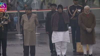 Prime Minister Narendra Modi and Defence Minister Rajnath Singh were also present on occasion. Prime Minister Narendra Modi and Defence Minister Rajnath Singh were also present on occasion.