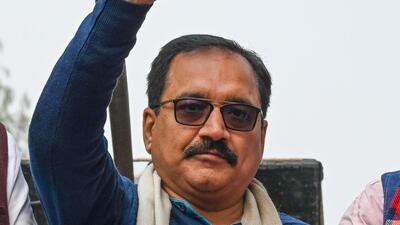 Virendra Sachdeva, working president of the BJP’s Delhi unit, said accused Kejriwal of not considering it necessary to take the approval of the finance department or lieutenant governor VK Saxena before announcing the scheme. (HT Photo)