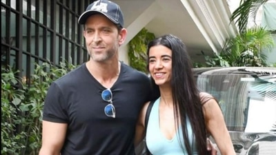 Hrithik Roshan and Saba Azad were spotted out on a dinner date together in February last year. Hrithik Roshan and Saba Azad were spotted out on a dinner date together in February last year.