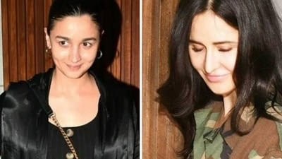 Alia Bhatt and Katrina Kaif were spotted at Zoya Akhtar's residence. Alia Bhatt and Katrina Kaif were spotted at Zoya Akhtar's residence.