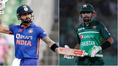 Virat Kohli; Babar Azam (AP) Virat Kohli; Babar Azam (AP)