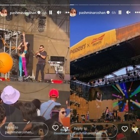 The first photo showed Saba performing on stage as part of Madboy Mink. The first photo showed Saba performing on stage as part of Madboy Mink.