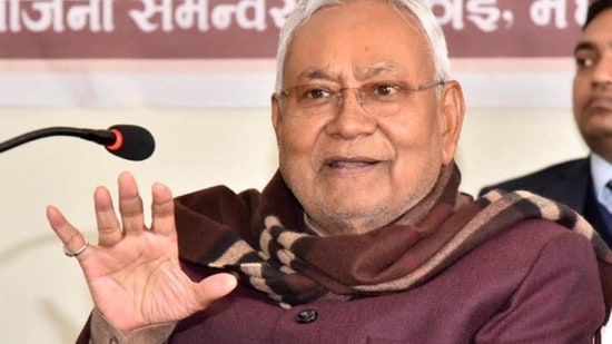 Bihar chief minister Nitish Kumar (HT)