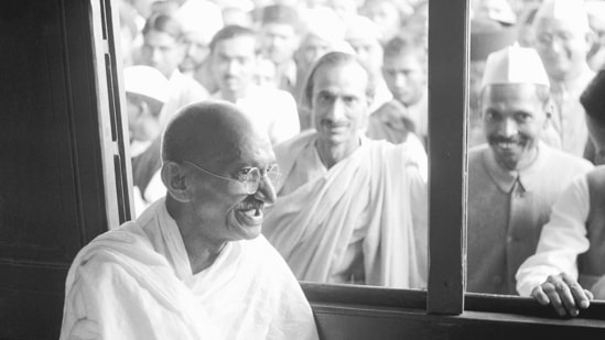 Seventy-five years on, this needs to be known: Never in all these decades, not once, did Gandhi’s sons or daughters-in-law or his associates use a single abusive word of hate against the assassin or his collaborators. (Getty Images)