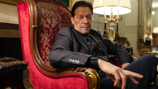 Imran Khan, Pakistan's former prime minister, in Lahore.(Bloomberg)