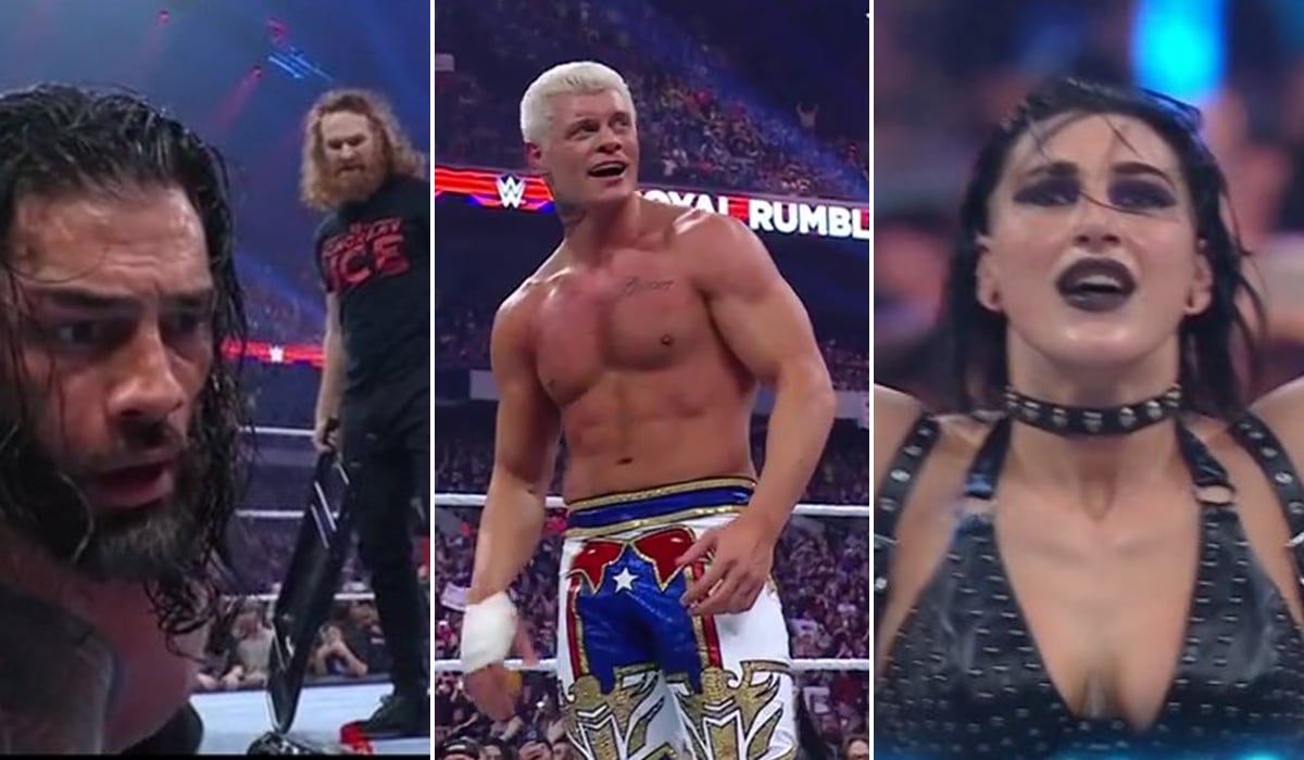 WWE Royal Rumble Highlights: The Bloodline attacks Sami Zayn after Roman  Reigns beats Owens; Ripley, Rhodes off to Mania