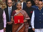 Finance Minister Nirmala Sitharaman during Budget 2022. Finance Minister Nirmala Sitharaman during Budget 2022.