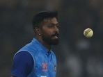 Pandya led India over the line with Suryakumar Yadav on a tricky pitch during the 2nd T20I(Getty Images) Pandya led India over the line with Suryakumar Yadav on a tricky pitch during the 2nd T20I(Getty Images)
