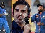 Shubman Gill; Gautam Gambhir; Prithvi Shaw Shubman Gill; Gautam Gambhir; Prithvi Shaw