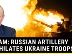 ON CAM: RUSSIAN ARTILLERY ANNIHILATES UKRAINE TROOPS ON CAM: RUSSIAN ARTILLERY ANNIHILATES UKRAINE TROOPS