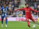 Mohamed Salah in action(AFP) Mohamed Salah in action(AFP)