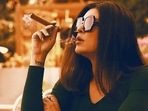 Sushmita Sen in a still from Aarya 3 teaser. Sushmita Sen in a still from Aarya 3 teaser.