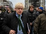 Former British Prime Minister Boris Johnson.